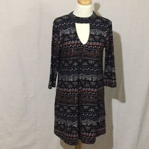 derek ❤️heart Keyhole Choker Collar Dress